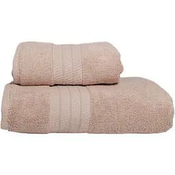 Набір махрових рушників LeLit для ванної 50x90 см, 70x140 см бежевий (le2000000260938)