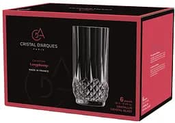 Набір склянок Cristal d'Arques Paris Longchamp CD'A kuh0016616 - мініатюра 8