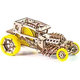 Деревянный конструктор Hot Rod Time For Machine T4M380303 Желтый