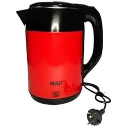 Електрочайник RAF R.7876 із нержавіючої сталі дисковий 2.5л 2000 Вт Червоний Чорний