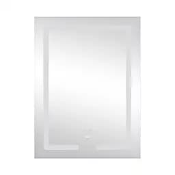 Дзеркало Lidz Kubis 600x800 з LED-підсвічуванням Touch, з антизапотіванням, з диммером яскравості LD78LF9376080 - мініатюра 3