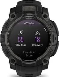Смарт-годинник Garmin Instinct 3 50mm Amoled Black with Charcoal Band (010-03020-00/40) - мініатюра 2