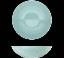 Чаша для супу керамічна Well Done 20 см бірюзова (WD-5022G)