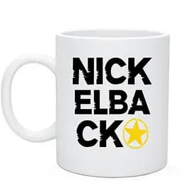 Кухоль GeekLand Nickelback star 02,24 330 мл сірий