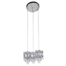 Люстра підвісна Brille кришталева LED 21W NW CH (BR-01455S/3)