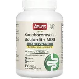 Пробіотик Jarrow Formulas Saccharomyces Boulardii + MOS 180 капсул