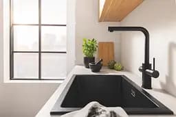 Змішувач для кухні з підключенням питної води Grohe Blue Pure Minta 30590KF0 Чорний матовий - мініатюра 5