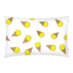 Дитяча постільна білизна в ліжечко ICECREAM CS2, жовтий (IcecreamYellow_Summer_140) - мініатюра 3