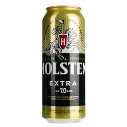 Пиво Holsten Extra светлое 7% 0.48 л ж/б