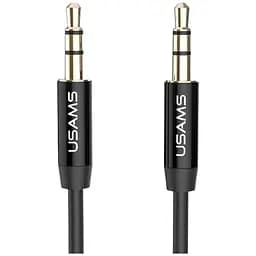 Кабель Usams YP-01 Aux Audio cable 1m Black