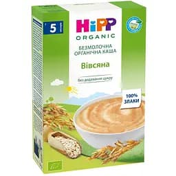 Безмолочна каша HiPP Вівсяна безглютенова 200 г (882488)
