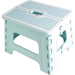 Табурет розкладний Stenson R88945 30х24х22 см блакитний (26142)