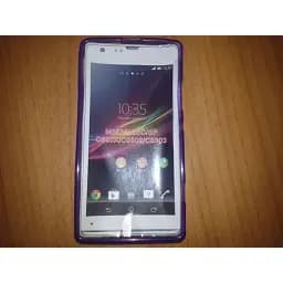 Чохол-накладка для Sony Xperia SP M35h/M35C/C530X/C5302/C5303 силіконовий фіолетовий - мініатюра 5