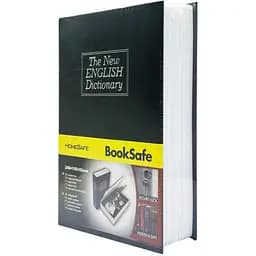 Сейф-книга з ключем для зберігання KBS-802(Black) середня, 24х15,5х5,5 см