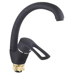 Змішувач для кухні Zegor YUB4-A181KB одноважільний чорний 30412