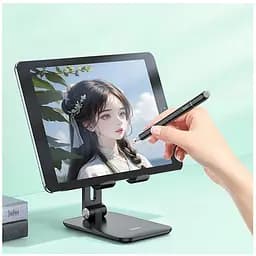 Стилус Hoco GM111 Cool dynamic series 3-in-1 passive universal capacitive pen черный - мініатюра 5