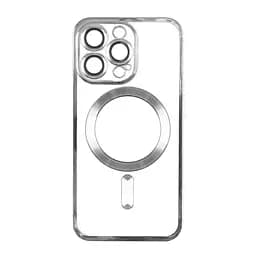 Чехол Metallic Full Camera Magsafe Apple iPhone 14 Silver