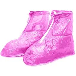 Бахилы на обувь Lesko от воды и грязи ПВХ SB-101 L (39-40) Pink (15039)