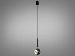 Светодиодная люстра подвесная золотая 8 Вт 4100K