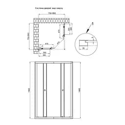 Душова кабіна Qtap Pisces BLA109-11SC5 квадратна 90 х 90 см - мініатюра 6