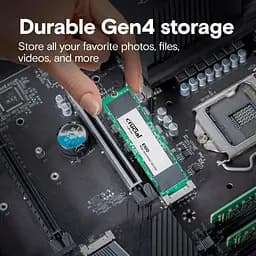 Накопичувач SSD Crucial m.2 NVMe 1TB E100 PCIe 4.0 (CT1000E100SSD8) - мініатюра 2