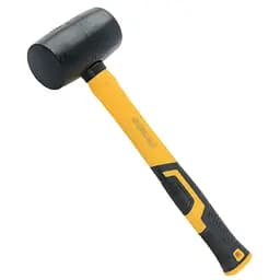 Киянка резиновая Sigma 340 г фибергласовая рукоятка. черная (4317351)