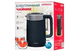 Електрочайник Ardesto 1.7 л Strix подвійні стінки чорний матовий kuh0015346 - мініатюра 9