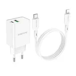 Адаптер BOROFONE Type-C to Lightning Resource BA69A 20w  - мініатюра 9