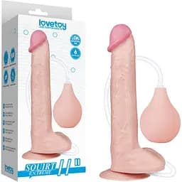 Фалоімітатор LoveToy Squirt Extreme 11" 28 см тілесний