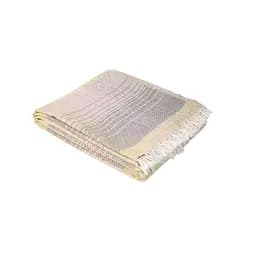 Покрывало Lotus Home - Checked Madras серый 190x225