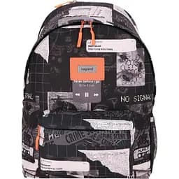 Рюкзак Bagland Stylish XL 34 л сублимация 1343 черно-серый (00558694)