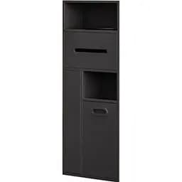 Полка в туалет Nett TBP-70, металлическая встроенная Черный