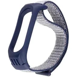 Ремешок Nylon Mi Band 5/6 Purple Серый