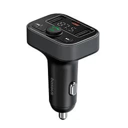 Адаптер автомобильный Baseus S-09 Lite Series Car FM Transmitter Cluster |2USB/1Type-c, PD/18W|