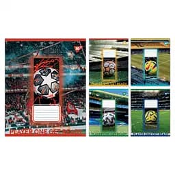 Зошити учнівські 24 аркуша клітинка Yes Football stadium, 20 шт. в упаковці