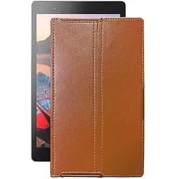 Чохол StatusCASE з екошкіри для планшету Lenovo Tab 3 Plus TB-8703X Коричневий