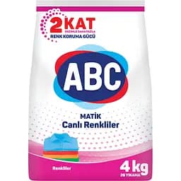 Стиральный порошок АВС Колор для цветных вещей автомат 4 кг