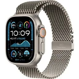 Смарт-годинник Apple Watch Ultra 2 49mm Natural Titanium Case with Natural Titanium Milanese Loop Medium (MX5R3) [114925]