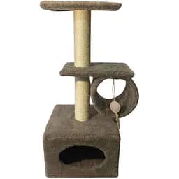 Дряпка Природа Саванна для котив з барабаном капучино 38x38x90 см [CD]