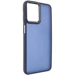 Чохол Epik TPU+PC Lyon Frosted для Oppo A3 4G/A3x 4G/ A40m Navy Blue