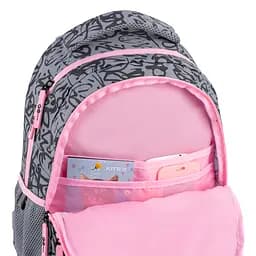 Рюкзак GoPack Education 175M-4 Fluffy Heart Сіро-рожевий (GO26-175M-4) - мініатюра 12