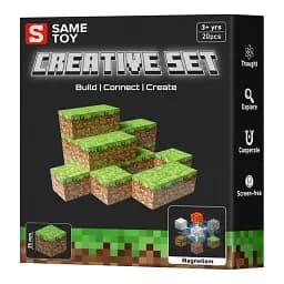Магнитный конструктор Same Toy Creative Set Grass 20 эл. (MCRAFT-2002-SM)