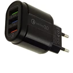 Адаптер швидкої зарядки на 3 USB порту