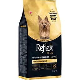 Повноцінний та збалансований сухий корм Reflex Plus Yorkshire Terrier Adult для собак породи йоркширський тер’єр 8 кг