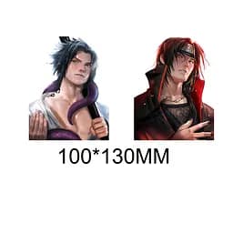 Голографічна наклейка Наруто Саске та Ітачі Naruto Sasuke Itachi