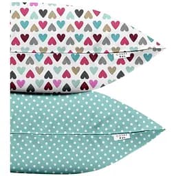 Набір наволочок Cosas Mint Love 50х70 см (SetPillow_Love_DotsMint_50х70)