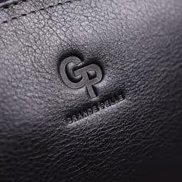 Шкіряна жіноча косметичка Grande Pelle 11570 чорний - мініатюра 9