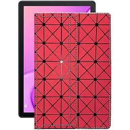 Чохол StatusCASE з екошкіри для планшету Huawei MatePad T10s Червоний ромб