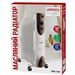 Масляний обігрівач Ardesto OFH-11X1 (2500 Вт) - мініатюра 10