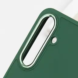 TPU чохол Bonbon Metal Style для Samsung Galaxy S23+ Зелений / Army green - мініатюра 7